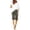 A-Army Green371, variant on XIAOCHA Women's Side Pocket Short Relaxed Fit Knee Length Drawstring Waist Bermuda Lightweight Casual Vacation Shorts