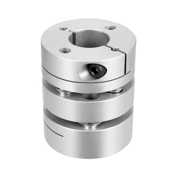 Clamp Tight Motor Shaft 2 Diaphragms Coupling Coupler 10mmx19mm