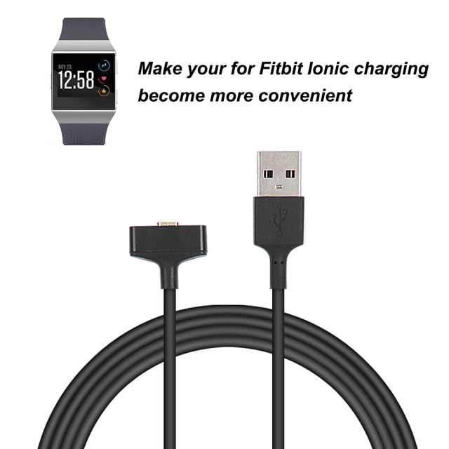 Replacement USB Clip Cable Charger, Fast Transmission Speed Superior Performance USB Cable Wear Resistance High Toughness For Ionic Smart Watch