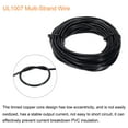 thumbnail image 4 of UL1007 16AWG Calibre Trenzado Conexión Cables, PVC Eléctrico Alambre Estañado Cobre Alambre 7,5 m/25 Pies Negro para Electrodomésticos Interno Conexión Cable, 4 of 7