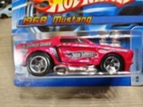 Hot Wheels 1968 Mustang 2 Car Lot Malaysia 1:64 Blue/Pink