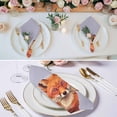 thumbnail image 3 of Purple Fox Cloth Napkins, Funny Animals Modern Art Washable and Reusable Dinner Napkins Set of 6, Table Napkin for Kitchen Party Birthday Wedding Hotel Housewarming 20"x20", 3 of 9