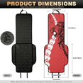 thumbnail image 7 of Eheartsgir Geometry Lion Pattern Breathable Vehicle Seat Protector for SUV, Polyester Machine Washable Car Seat Covers for Front Seat Quilted Car Seat Cushion Protectors, 7 of 7