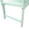 thumbnail image 4 of GDF Studio Rubie Outdoor Acacia Wood Bench, Light Mint, 4 of 9