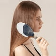 thumbnail image 3 of Floral Design Anti-Frizz Hair Comb - Gentle Detangling Brush with Round Bristles for Wet & Dry Hair, 3 of 5