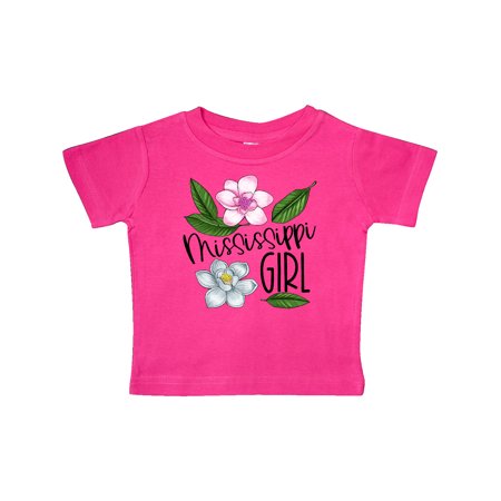 

Inktastic Mississippi Girl Magnolia Flowers and Leaves Gift Baby Girl T-Shirt