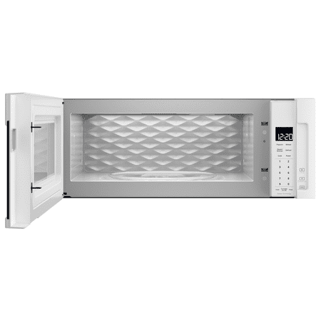 Whirlpool - 1.1 Cu. Ft. Low Profile Over-the-Range Microwave Hood Combination - White