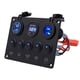 thumbnail image 2 of Panel De Interruptor De Luz Redondo, Puerto Usb Doble, Cargador De Coche, Voltímetro, Panel De Control Combinado, Interruptor, Cargador De Coche Y Barco Noticed EL010764-00, 2 of 5