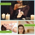 thumbnail image 3 of YATSKIA 6 Facet Hexagonal Crystal Point Rose Quartz Pendulum for Reiki Crystals Divination, Dowsing, Spiritual Gemstone Chakra Balancing. Positive Energy - Scrying Natural Healing Stones, 3 of 8