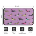thumbnail image 5 of Cute Cartoon Dachshund Door Rugs,Washable Non Slip Door Mats Indoor,Decorative Door Mats,Entry Mat Indoor for Entrance,Bedroom,Kitchen,Bathroom,30"x17", 5 of 6