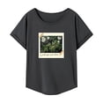 thumbnail image 1 of Camiseta para mujer, ropa de verano, cuello redondo, camiseta con cuello redondo para uso diario de vacaciones SG, 1 of 7