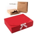 thumbnail image 4 of Bearachild Cajas de regalo de 5 uds., caja de papel kraft/negro/blanco/rojo para embalaje, regalo de fiesta de San Valentín, caja de dulces, cajas de Kits de decoración para fiestas Rojo METRO Bearachild HA005885-08, 4 of 6