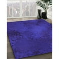 thumbnail image 2 of Ahgly Company Indoor Rectangle Patterned Cobalt Blue Area Rugs, 2' x 5', 2 of 6