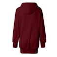 thumbnail image 5 of Tqcoqu Women's Oversized Hoodie Dress,Lightweight Drawstring Long Sleeve Hoodie Dress with Large Pocket, 5 of 7