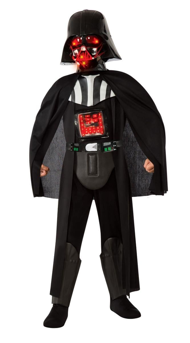 Deluxe Lightup Darth Vader Child Halloween Costume