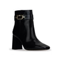 thumbnail image 2 of Botines Para Mujer De Piel Con Tacon Grueso Davenia, 2 of 4
