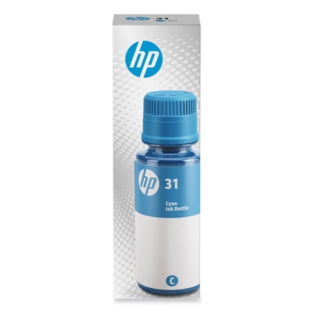 UPC: 0193905951154 | HP 31 70ml Cyan Original Ink Bottle for HP Smart Tank Series Printers