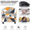 thumbnail image 2 of SHANNA Club Chair Slipcovers 2 Piece Stretch Printed Tub Chair Cover with Cushion Cover Soft Spandex Barrel Chair Armchair Protector for Living Room Hotel, 2 of 8