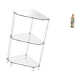 thumbnail image 5 of CarpNettore Acrylic Corner Side Table Three Tier End Table Resin Luther Statue Mary Figurine Modern Material Suitable for Home Office Garden Decora, 5 of 8