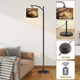 thumbnail image 3 of Arc Floor Lamps Photorealistic Baseball Artwork Battered Ball Shadows Modern LED Adjustable Lampshade Standing Light for Living Room Reading Bedroom Office, 3 of 5