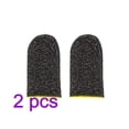 thumbnail image 1 of 2pcs Gaming Screen Gloves Nylon Knitted Game Gloves Sweatproof Game Gloves Sweatproof Elastic Game Controller Sleeves, Red, 1 of 9