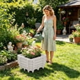thumbnail image 4 of 1Pc Garden Edging Fence Imitation Stone Brick Border, Detachable Splicing Lawn Flowerbed Fencing Panels, Landscape Border for Yard & Walkway, Outdoor Decorative Garden Barrier, 17.52", 4 of 4