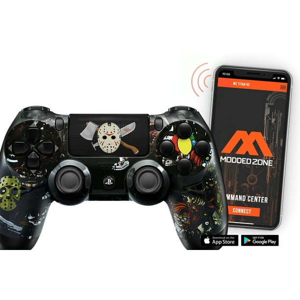 Scary Party" PS4 PRO Smart Rapid Fire Modded Controller Mods for FPS All Games Warzone & More (CUH-ZCT2U) - Walmart.com