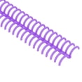 thumbnail image 2 of BIMZUC 10PCS Plastic Binding Spines 19mm / 0.75 inches 30 Rings Comb Binder Compatible with A4 B5 A5 Paper Size 150 Sheets Capacity Flexible Ring Spine for Office School Presentations, Purple, 2 of 9