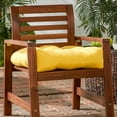 thumbnail image 3 of Greendale Home Fashions Tufted Outdoor 20'' x 20'' Seat Cushion, Sunbeam, 3 of 8