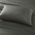 thumbnail image 3 of Madison Park 6-Piece 800 Thread Count Cotton Blend Sateen Sheet Set, Cal King - Charcoal, 3 of 7