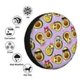 thumbnail image 4 of Goofa Cartoon Avocados Pattern Universal Tire Cover for Jeep, SUV, Truck, and Trailer – Waterproof, UV-Resistant,Easy to Install, Fits 14"-17" Tires-16 inch, 4 of 6