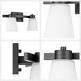 thumbnail image 5 of Prominence Home 2 Pack 4 Light Modern Bathroom Vanity Light with Frosted Glass, 5 of 12