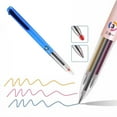 thumbnail image 2 of DJN Home & Garden Pens 6 PCS Multicolor Pen 4 In 1 18 Colors 0.5mm Multicolor Gel Ink Pen Consecutivte Consecutive 18 Colors Quick Drying Gel Ink Pen For School 5ml, 2 of 9