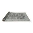 thumbnail image 2 of Ahgly Company Indoor Round Abstract Gray Modern Area Rugs, 7' Round, 2 of 4