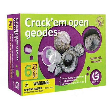 GeoWorld Crack'em Open Geodes 4+1 Activity Kit
