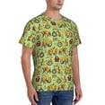 thumbnail image 2 of Qekee Cute Tractor Classic Fit T-Shirt Men's Shirt Men's Tight Short Sleeves for Exercise, Running, Mountaineering - Cute Tractor, 2 of 9