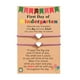 thumbnail image 1 of Pulsera tejida en forma de corazón de colores para el primer día de clases, pulsera tejida para el primer día de kínder, 1 of 1