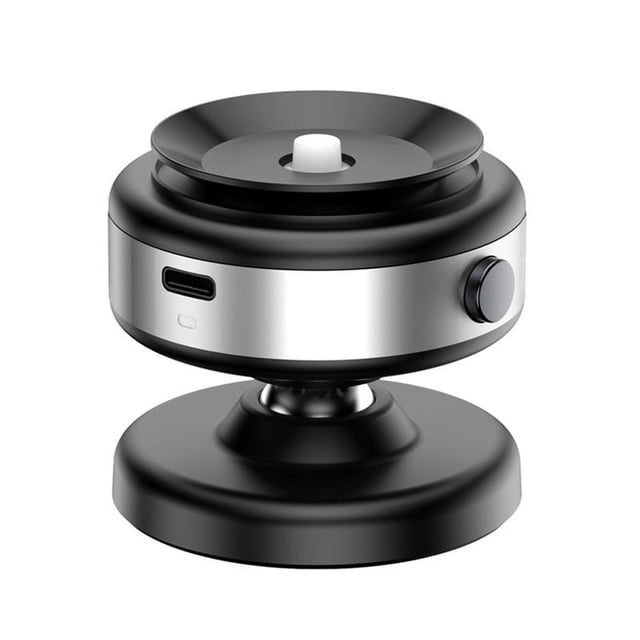 Soporte Magnético para Teléfono de Coche con Ventosa Giratoria de 360°, Soporte para Teléfono con Ventosa, Accesorios para Cámara Deportiva, Color Plateado