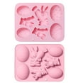 thumbnail image 3 of Washable Silicone Cake Cake Candy Chocolate Decorating Tray DIY Craft Project Meatball Manual Sub Sandwich Bread Pan Small round Silicone Vintage Baking Pans Funnel Cake compatible with Machine for, 3 of 3
