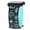 Black+ Ice Blue, variant on Suitable Compatible with Apple Watch bands, iWatch 8 butterfly buckle engraved silicone watch bands, cross-border Halloween ghost style