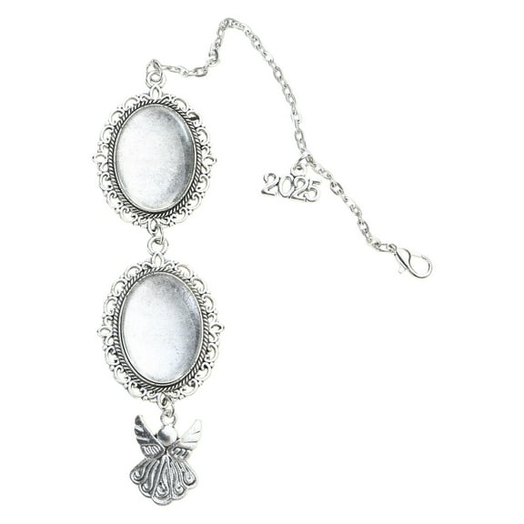 Graduation Cap Tassel Memorial Photo Charm Pendant Oval Antique Photo Charm Ceremony Picture Decorations College Gifts