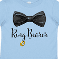 thumbnail image 4 of Inktastic Ring Bearer Black Bow Tie and Gold Wedding Ring Boys Toddler T-Shirt, 4 of 5