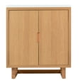 thumbnail image 3 of 30 inch Burly Wood Bathroom Vanity Sink Set, Bathroom Vanity Storage Cabinet with Resin Sink 2 Soft-Closing Doors Large Storage Space, 3 of 9
