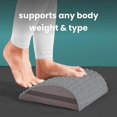 thumbnail image 4 of Align Neck and Back Stretcher Cushion Device Back Cushion Back Saver, Align Stretcher 2 in 1 Back Trainer, Neck and Back Stretcher, Back Stretcher, Back Neck Cracker Pink, 4 of 5