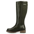 thumbnail image 2 of Journee Womens Zemmie Knee High Wide-Calf Round Toe Inside Zipper Quilted Shaft Comfort Casual Boots, 2 of 9