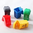 thumbnail image 3 of Juego de 5 de basura para casa de muñecas a escala 1:12, adorno de perfke cubo de basura en miniatura, 3 of 8