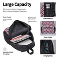 thumbnail image 4 of Easygdp Cartoon Crabs Mochila para Niños y Niñas con Set de Caja de Almuerzo y Estuche para Lápices 3 en 1, Mochila Escolar Estampada para Adolescentes, 4 of 7