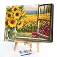 thumbnail image 2 of Wdftyju DIY pintura al óleo por números girasol codificado pintado a mano dibujo acrílico decoración del hogar Wdftyju 5bc7gs6qb5cu1aq4, 2 of 9