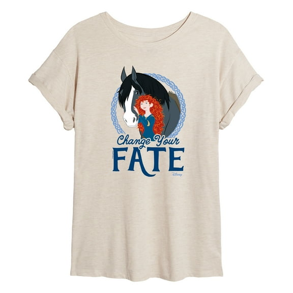 Disney Brave - Merida & Angus Change Your Fate - Women's Oversized T-Shirt