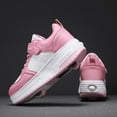 thumbnail image 5 of kamemir Unisex-Child Runner Hook and Loop Sneaker(Pink,13.5), 5 of 6